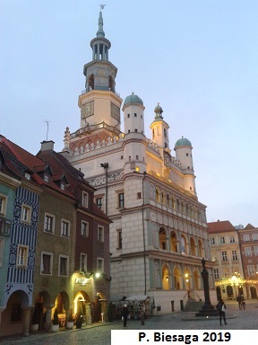 Town hall in Pozna
