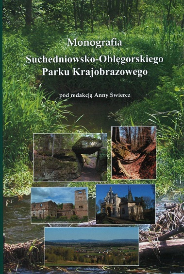 Okładka Monografii Suchedniowsko-Oblęgorskiego Paqrku Krajobrazowego